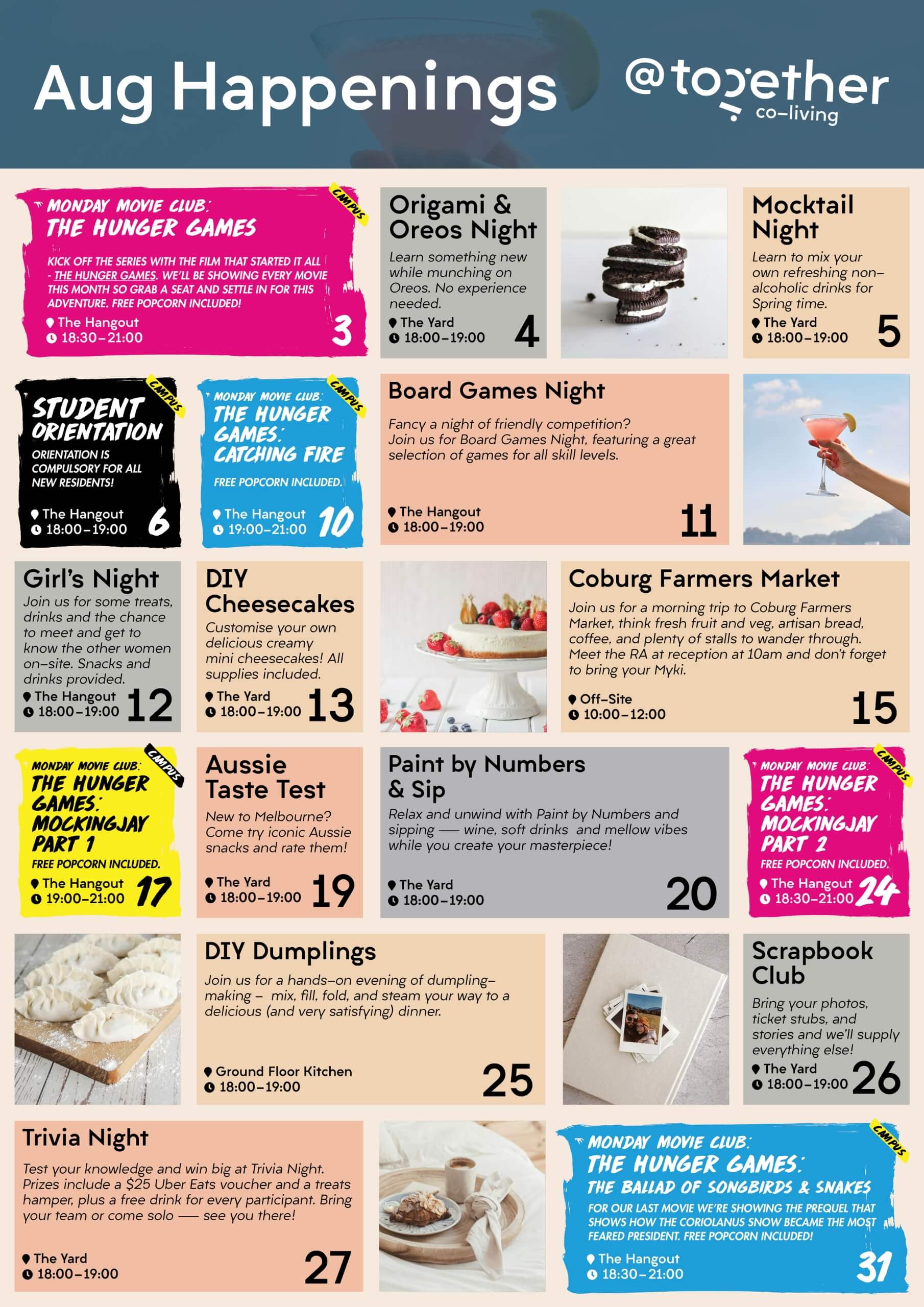 Events for August 2026